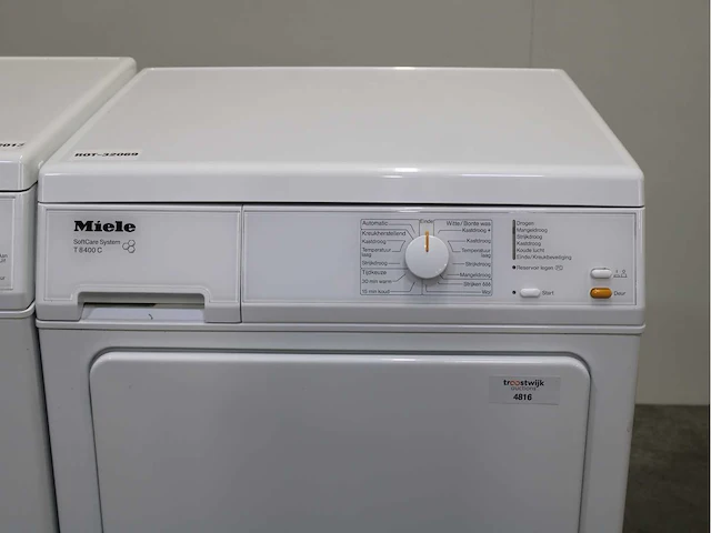 Miele w 3371 edition 111 wasmachine & miele t 8400 c softcare system wasdroger - afbeelding 6 van  8
