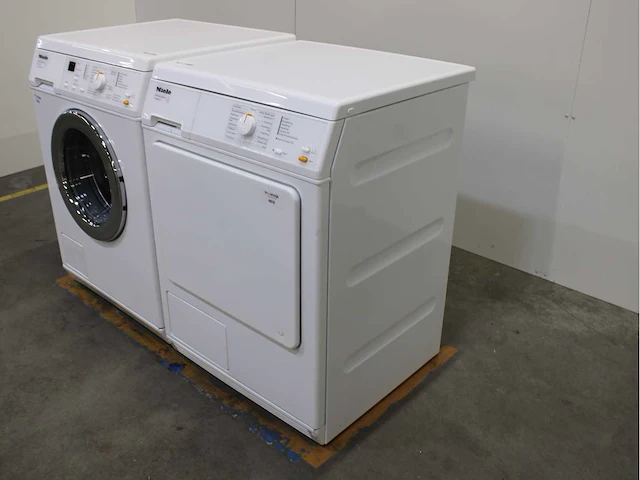 Miele w 3371 edition 111 wasmachine & miele t 8400 c softcare system wasdroger - afbeelding 7 van  8