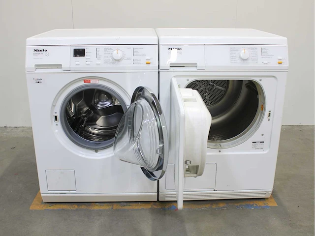 Miele w 3371 edition 111 wasmachine & miele t 8803 c softcare system wasdroger - afbeelding 2 van  8