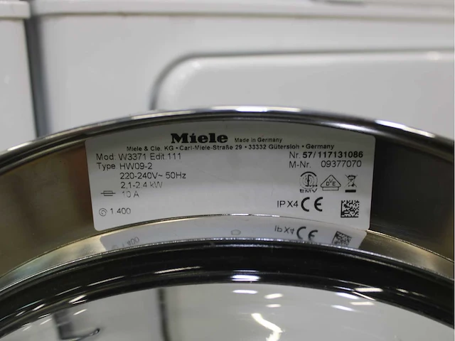 Miele w 3371 edition 111 wasmachine & miele t 8803 c softcare system wasdroger - afbeelding 5 van  8