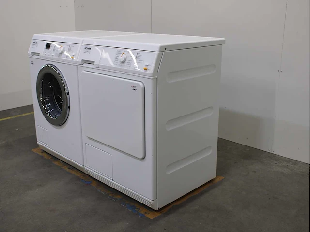 Miele w 3371 edition 111 wasmachine & miele t 8803 c softcare system wasdroger - afbeelding 7 van  8