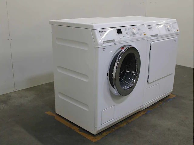 Miele w 3371 edition 111 wasmachine & miele t 8803 c softcare system wasdroger - afbeelding 4 van  8