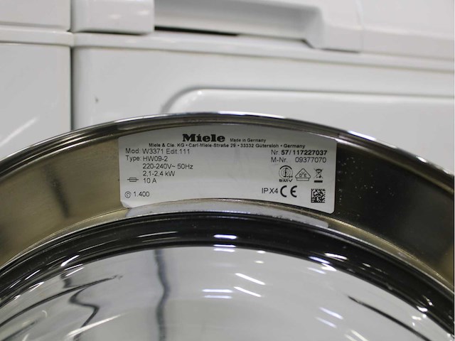 Miele w 3371 edition 111 wasmachine & miele t 8803 c softcare system wasdroger - afbeelding 5 van  8