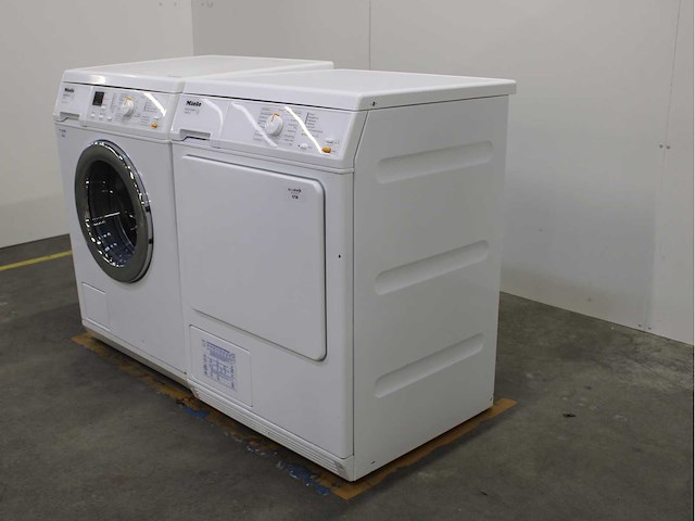 Miele w 3371 edition 111 wasmachine & miele t 8803 c softcare system wasdroger - afbeelding 7 van  8