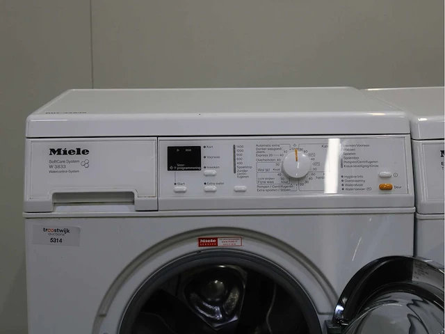 Miele w 3371 edition 111 wasmachine & miele t 8813 c edition 111 wasdroger - afbeelding 3 van  8