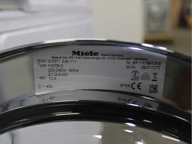 Miele w 3371 edition 111 wasmachine & miele t 8813 c edition 111 wasdroger - afbeelding 5 van  8