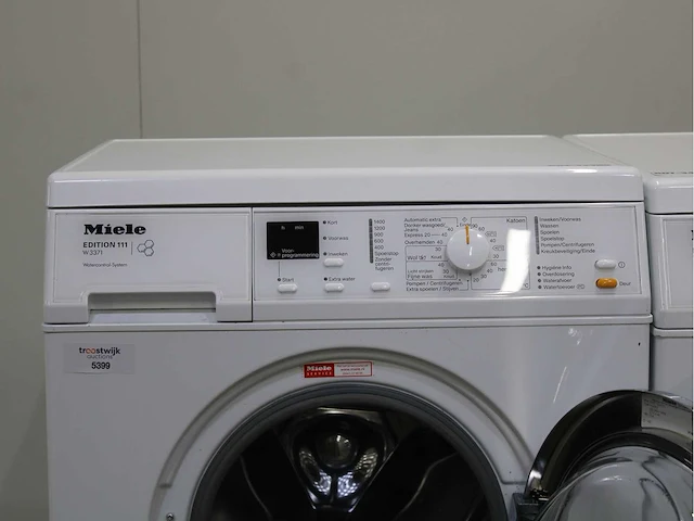 Miele w 3371 edition 111 wasmachine & miele t 8813 c edition 111 wasdroger - afbeelding 3 van  8