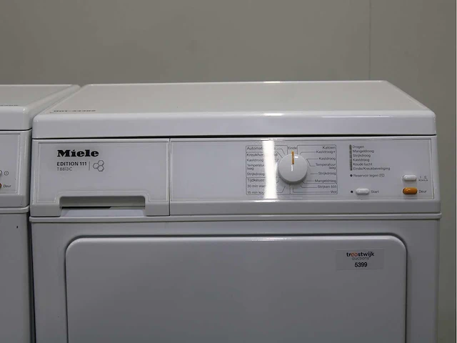Miele w 3371 edition 111 wasmachine & miele t 8813 c edition 111 wasdroger - afbeelding 6 van  8