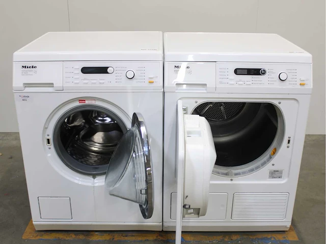 Miele w 3371 edition 111 wasmachine & miele t classic wasdroger - afbeelding 2 van  8