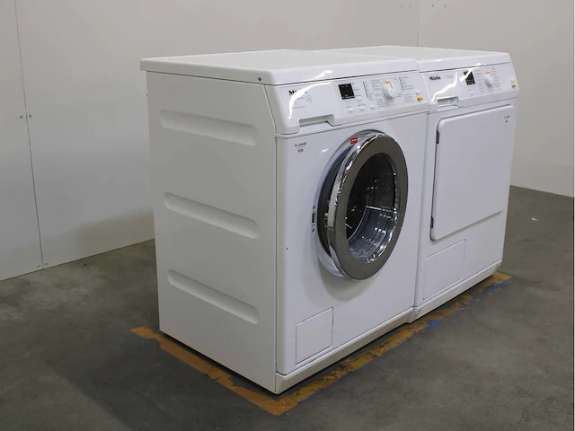 Miele w 3371 edition 111 wasmachine & miele t classic wasdroger - afbeelding 4 van  8