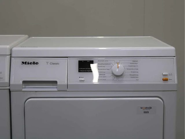 Miele w 3371 edition 111 wasmachine & miele t classic wasdroger - afbeelding 6 van  8