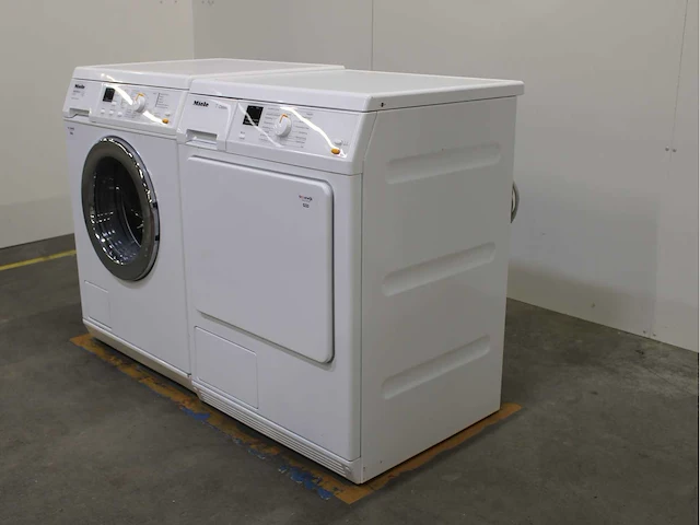 Miele w 3371 edition 111 wasmachine & miele t classic wasdroger - afbeelding 7 van  8