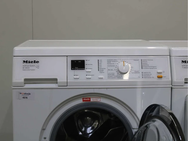 Miele w 3371 edition 111 wasmachines & miele t 8803 c softcare system wasdrogers - afbeelding 3 van  8