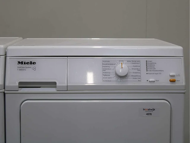 Miele w 3371 edition 111 wasmachines & miele t 8803 c softcare system wasdrogers - afbeelding 6 van  8