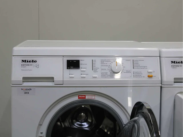 Miele w 3371 edition 111 wasmachines & miele t 8813 c edition 111 wasdrogers - afbeelding 3 van  8