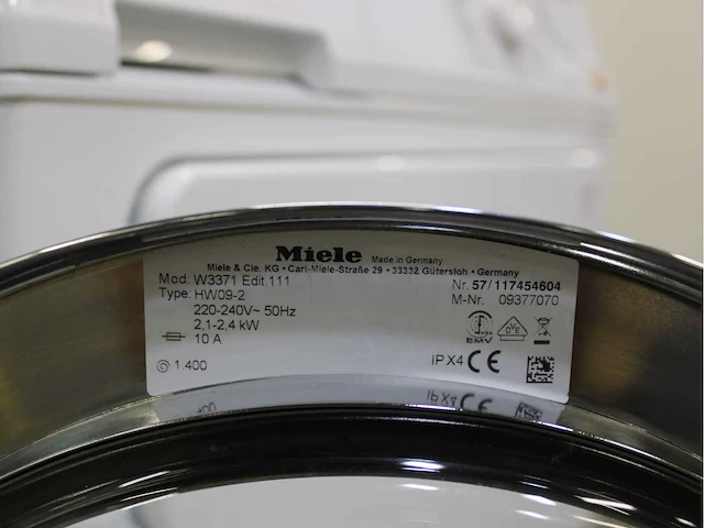 Miele w 3371 edition 111 wasmachines & miele t 8813 c edition 111 wasdrogers - afbeelding 5 van  8