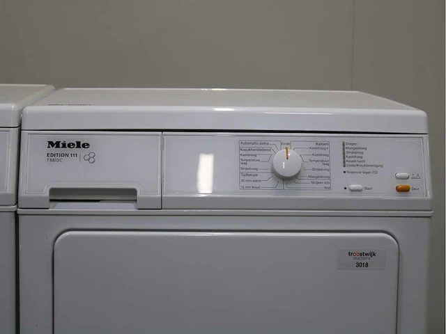Miele w 3371 edition 111 wasmachines & miele t 8813 c edition 111 wasdrogers - afbeelding 6 van  8