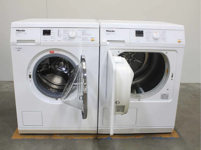 Miele w 3371 edition 111 wasmachines & miele t classic wasdrogers - afbeelding 2 van  8