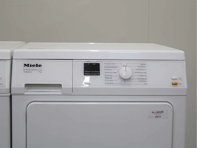 Miele w 3371 edition 111 wasmachines & miele t classic wasdrogers - afbeelding 6 van  8