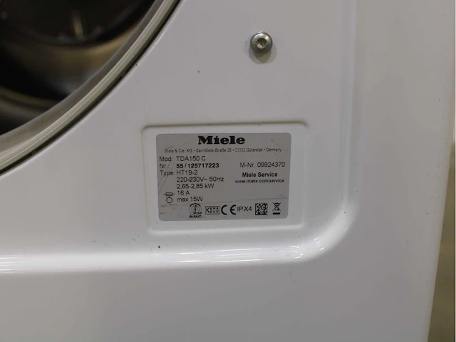 Miele w 3371 edition 111 wasmachines & miele t classic wasdrogers - afbeelding 8 van  8