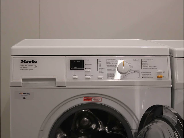 Miele w 3375 softcare system wasmachine & miele t classic droger - afbeelding 3 van  8