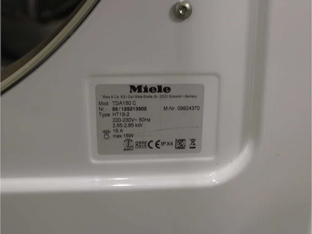 Miele w 3375 softcare system wasmachine & miele t classic droger - afbeelding 8 van  8