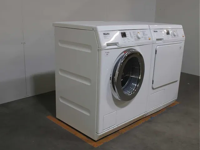 Miele w 3375 softcare system wasmachine & miele t classic droger - afbeelding 4 van  8