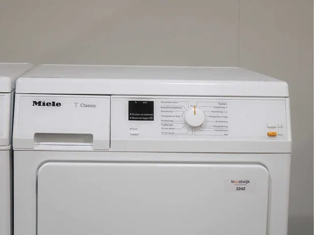 Miele w 3375 softcare system wasmachine & miele t classic droger - afbeelding 6 van  8