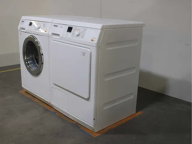 Miele w 3375 softcare system wasmachine & miele t classic droger - afbeelding 7 van  8