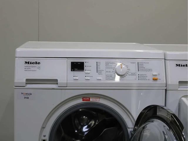 Miele w 3375 softcare system wasmachines & miele t classic wasdrogers - afbeelding 3 van  8