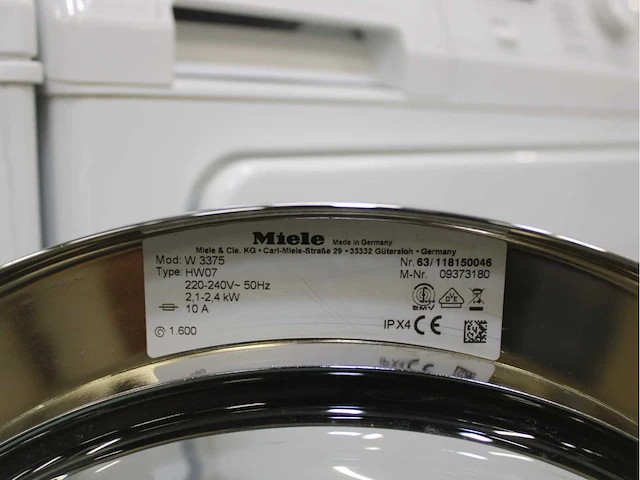 Miele w 3375 softcare system wasmachines & miele t classic wasdrogers - afbeelding 5 van  8