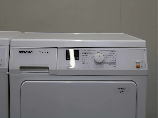 Miele w 3375 softcare system wasmachines & miele t classic wasdrogers - afbeelding 6 van  8