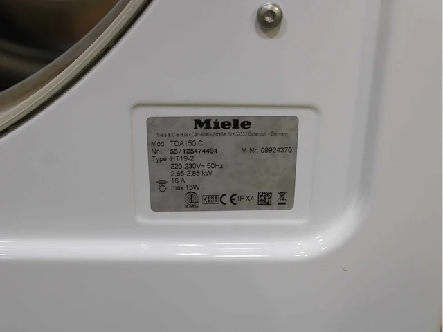 Miele w 3375 softcare system wasmachines & miele t classic wasdrogers - afbeelding 8 van  8