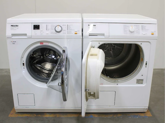 Miele w 3521 softcare system wasmachine & miele t 8403 c softcare system wasdroger - afbeelding 2 van  8