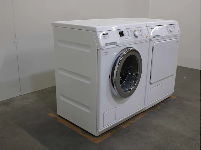 Miele w 3521 softcare system wasmachine & miele t 8403 c softcare system wasdroger - afbeelding 4 van  8