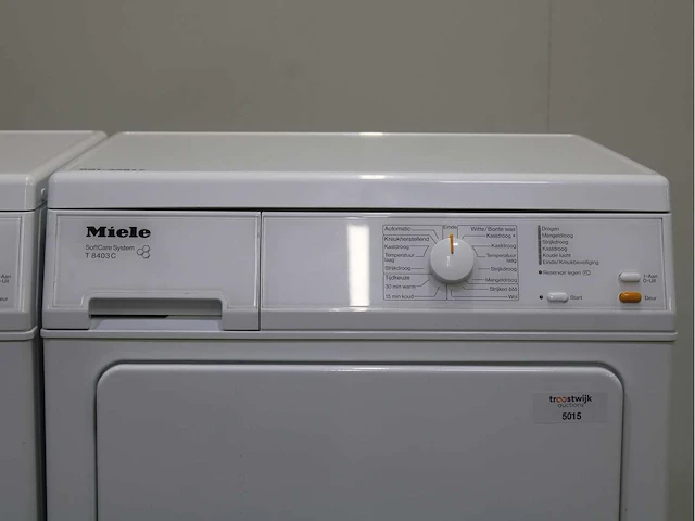Miele w 3521 softcare system wasmachine & miele t 8403 c softcare system wasdroger - afbeelding 6 van  8