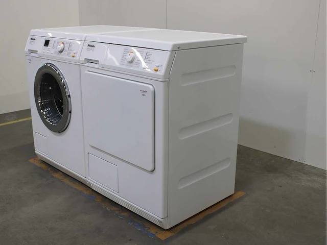 Miele w 3521 softcare system wasmachine & miele t 8403 c softcare system wasdroger - afbeelding 7 van  8