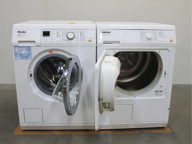 Miele w 3523 softcare system wasmachine & miele t 8803 c softcare system droger - afbeelding 2 van  8