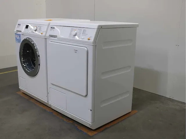 Miele w 3523 softcare system wasmachine & miele t 8803 c softcare system droger - afbeelding 7 van  8