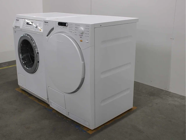Miele w 3821 softcare system wasmachine & miele t 7744 c softcare system wasdroger - afbeelding 7 van  8