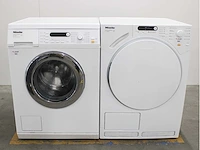 Miele w 3821 softcare system wasmachine & miele t 7744 c softcare system wasdroger
