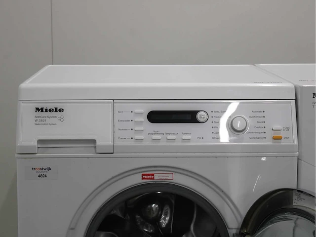 Miele w 3821 softcare system wasmachine & miele t 7744 c softcare system wasdroger - afbeelding 3 van  8