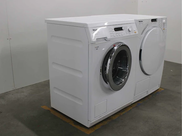 Miele w 3821 softcare system wasmachine & miele t 7744 c softcare system wasdroger - afbeelding 4 van  8