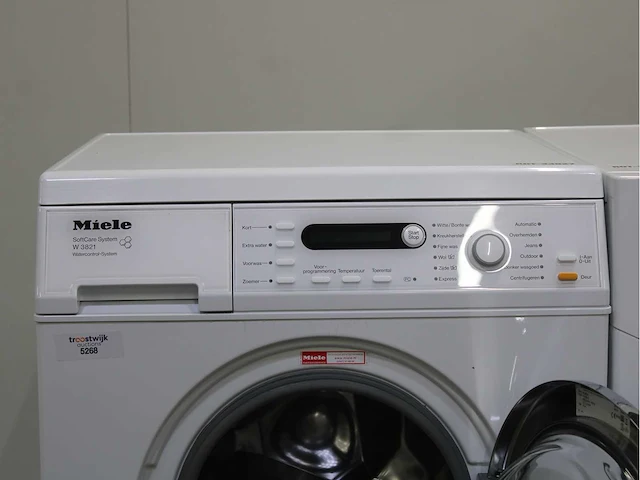 Miele w 3821 softcare system wasmachine & miele t 7744 c softcare system wasdroger - afbeelding 3 van  8