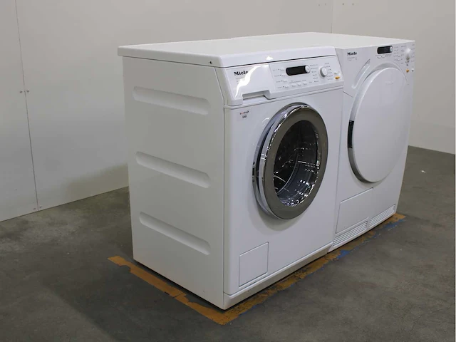 Miele w 3821 softcare system wasmachine & miele t 7744 c softcare system wasdroger - afbeelding 4 van  8