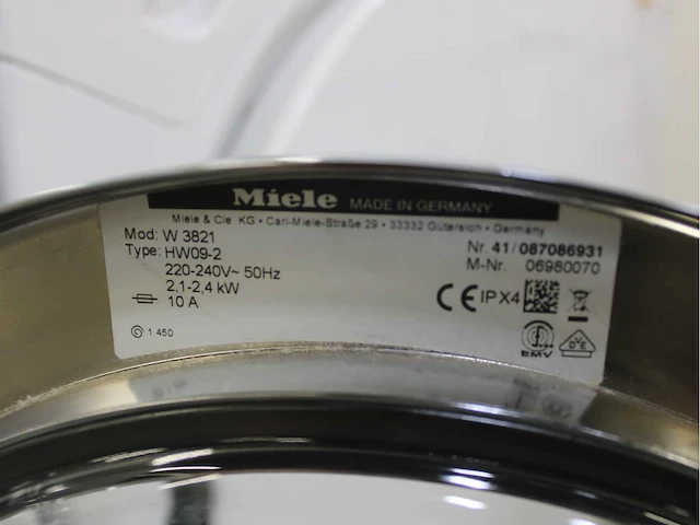 Miele w 3821 softcare system wasmachine & miele t 7744 c softcare system wasdroger - afbeelding 5 van  8