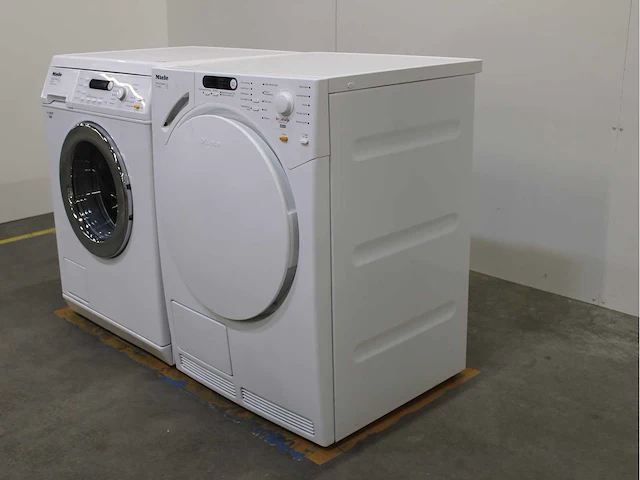 Miele w 3821 softcare system wasmachine & miele t 7744 c softcare system wasdroger - afbeelding 7 van  8
