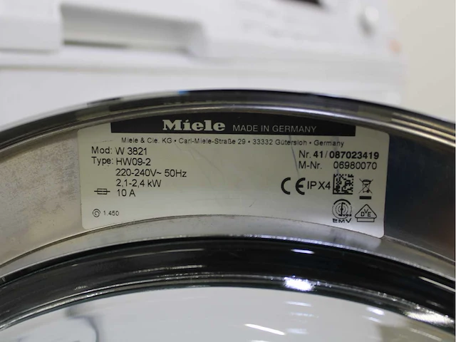 Miele w 3821 softcare system wasmachine & miele t 8423 c softcare system wasdroger - afbeelding 5 van  8
