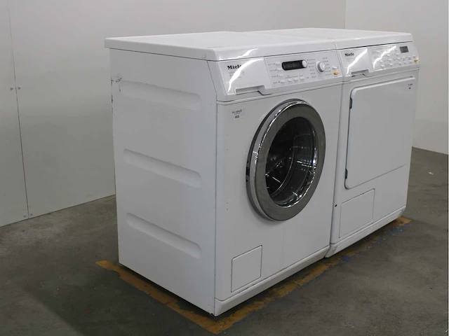 Miele w 3821 softcare system wasmachine & miele t 8633 c softcare system wasdroger - afbeelding 3 van  7