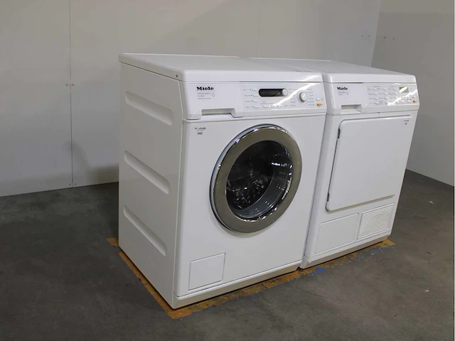 Miele w 3821 softcare system wasmachine & miele t 8841 c softcare system wasdroger - afbeelding 5 van  8